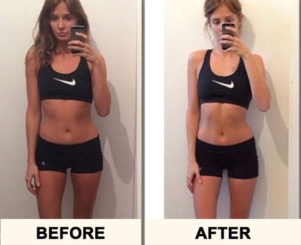 before and after results