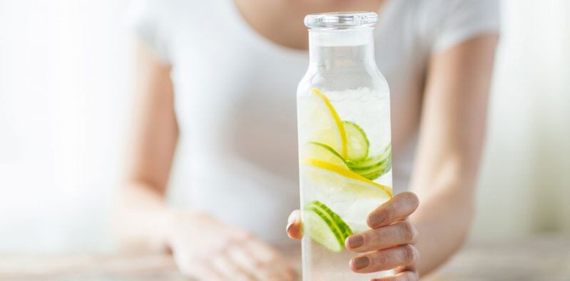 cucumber water drinking water diet